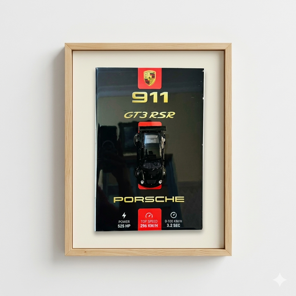 Porsche 911 GT3 RSR – Voiture Miniature Die-Cast Sur Commande | Toutes Couleurs & Tailles